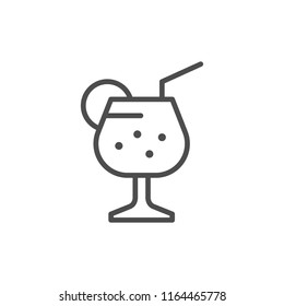 Cocktail line icon