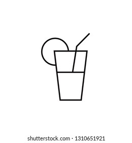 COCKTAIL LINE ICON 