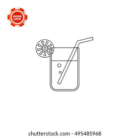 Cocktail Line Icon