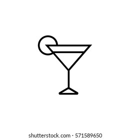 Cocktail line icon