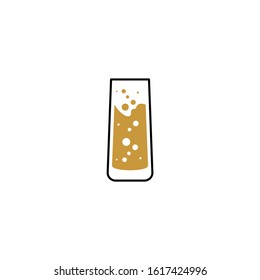 Cocktail line icon, outline vector sign, linear style pictogram isolated