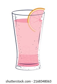 cocktail liquor icon isolated flat