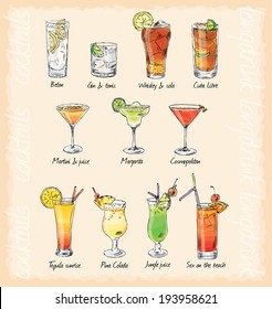 cocktail menu