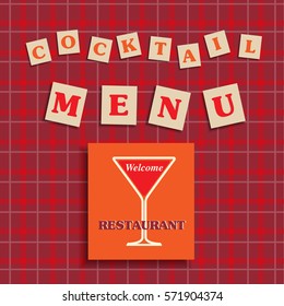     Cocktail menu 
