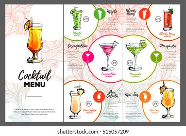 Cocktail Menu Design