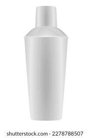 Cocktail metal shaker. vector illustration