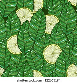 cocktail with mint and lime