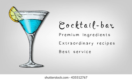 Cocktail mockup