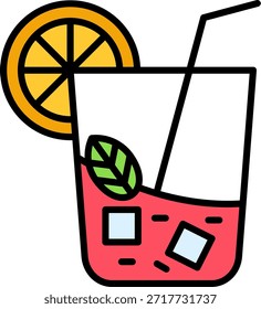 Cocktail New Creative Vector Icon Design