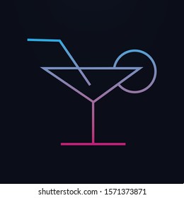 Cocktail nolan icon. Simple thin line, outline vector of party icons for ui and ux, website or mobile application