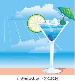 Cocktail on the beach