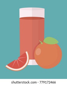 Cocktail with orange