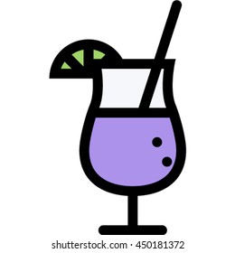 cocktail outline icon