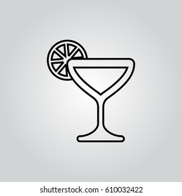 cocktail outline icon