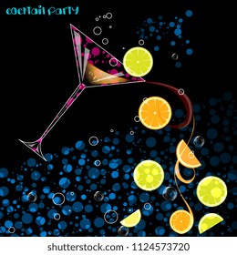 Cocktail party at the dark