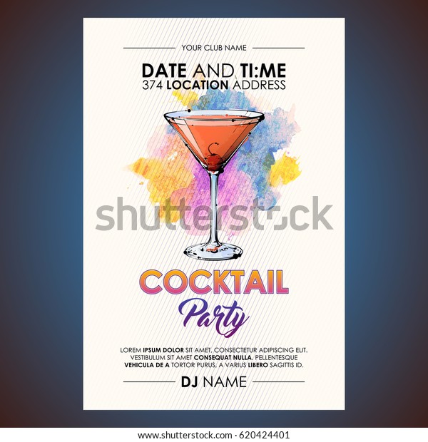 18,002 Cocktail Flyer Images, Stock Photos & Vectors | Shutterstock