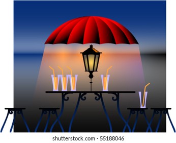 A cocktail party illustration