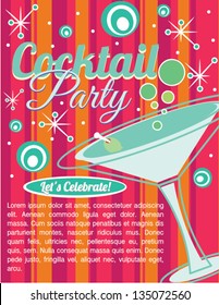 Cocktail Party Invitation Card