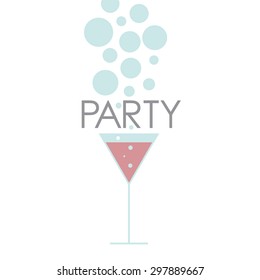 Cocktail party poster