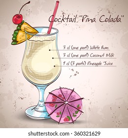 Cocktail Pina colada