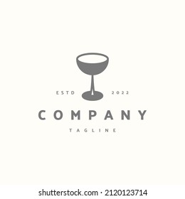 Cocktail premium icon sign symbol. Hipster vintage logo design vector illustration