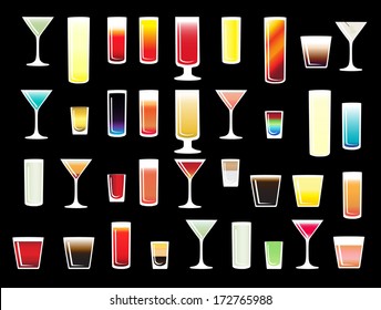 Cocktail Set - Illustration