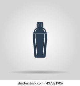 Cocktail Shaker Icon. Concept Illustration For Design.