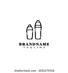 cocktail shaker logo icon design template modern vector illustration