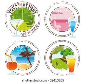 Cocktail stamps