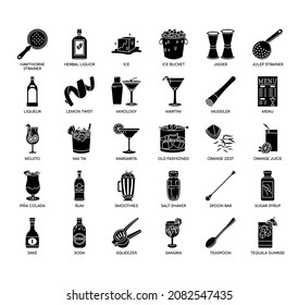 Cocktail , Thin Line and Pixel Perfect Icons