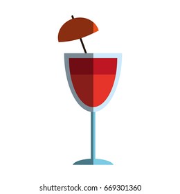cocktail with umbrella icon image 