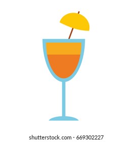 cocktail with umbrella icon image 