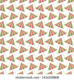 cocktail umbrellas set pattern background