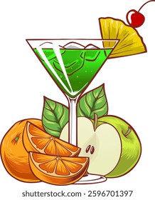 Cocktail Vector Art Design Illustrations
