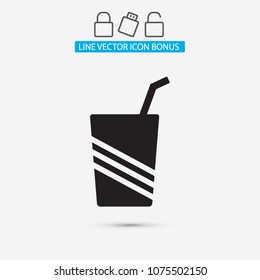 Cocktail Vector icon