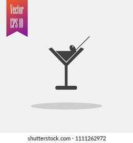 cocktail vector icon