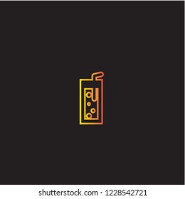 Cocktail vector icon