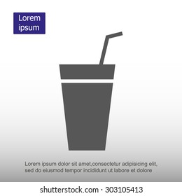 Cocktail vector icon