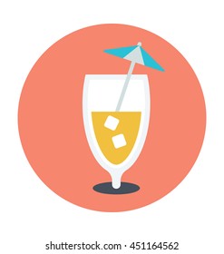 Cocktail Vector Icon