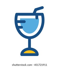 Cocktail Vector Icon