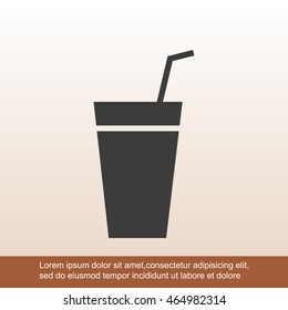 Cocktail vector icon