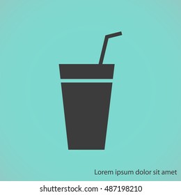 Cocktail vector icon