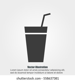 Cocktail vector icon