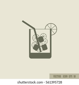 Cocktail vector icon