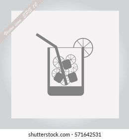 Cocktail vector icon