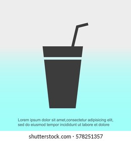 Cocktail vector icon