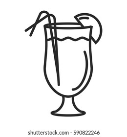 Cocktail vector icon