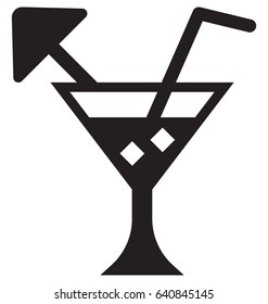 Cocktail Vector Icon