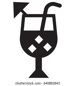 Cocktail Vector Icon