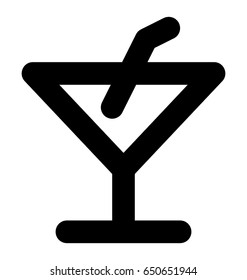 Cocktail Vector Icon